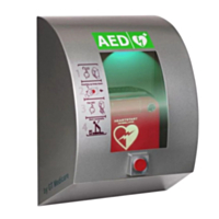 SixCase SC1430 RSS Outdoor Defibrillator Cabinet With Push Button (Grey) 